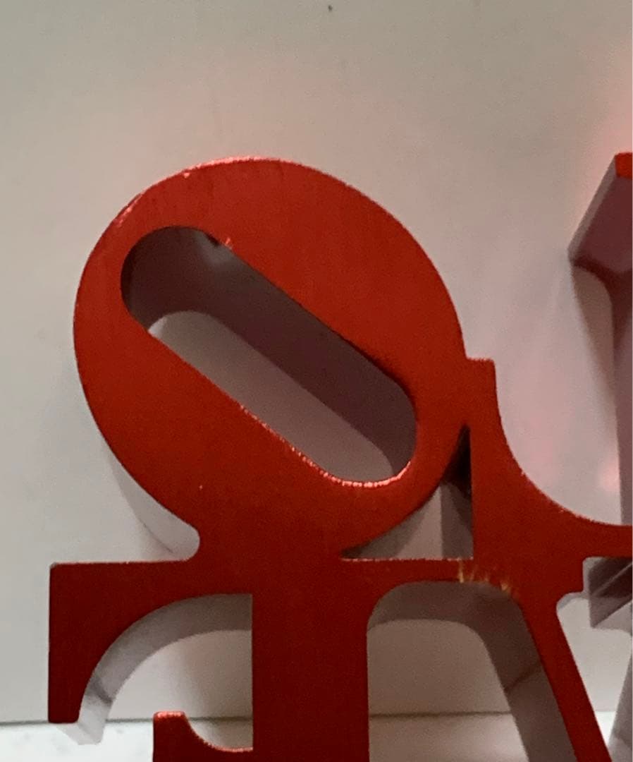 ロバート・インディアナ LOVE オブジェ 赤 Robert Indiana