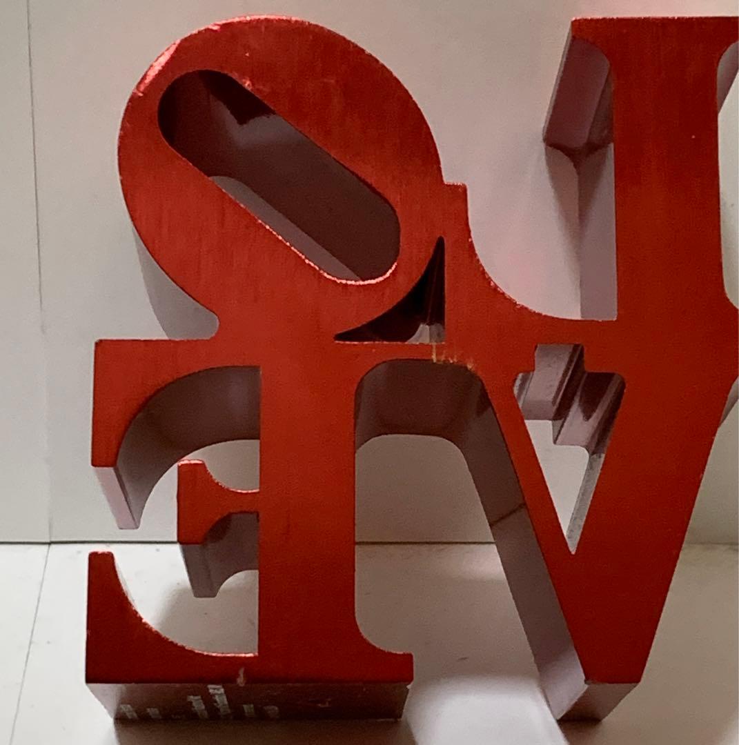 ロバート・インディアナ LOVE オブジェ 赤 Robert Indiana