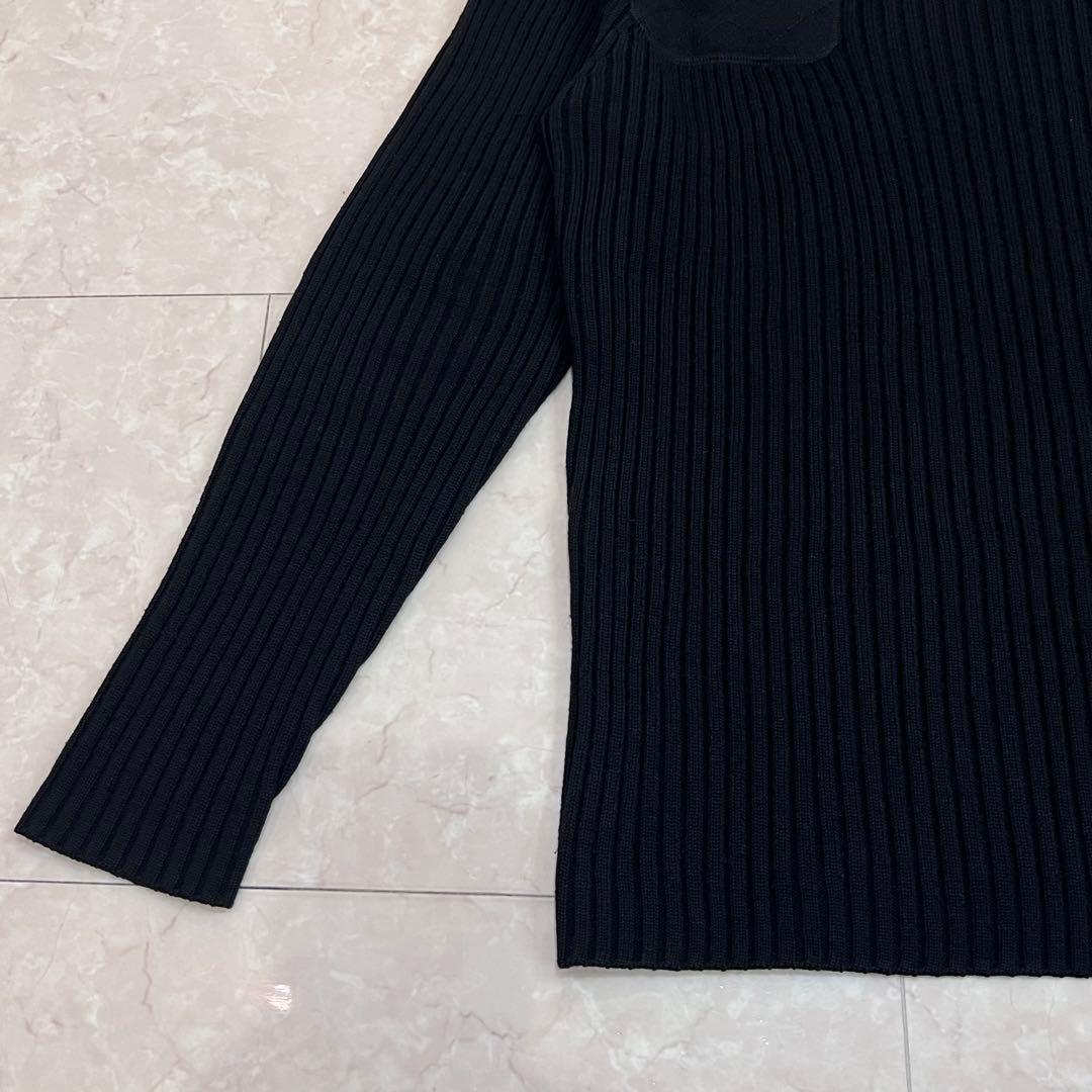 バーバリー ブラックレーベル コマンドニット セーター エルボーパッチ　3