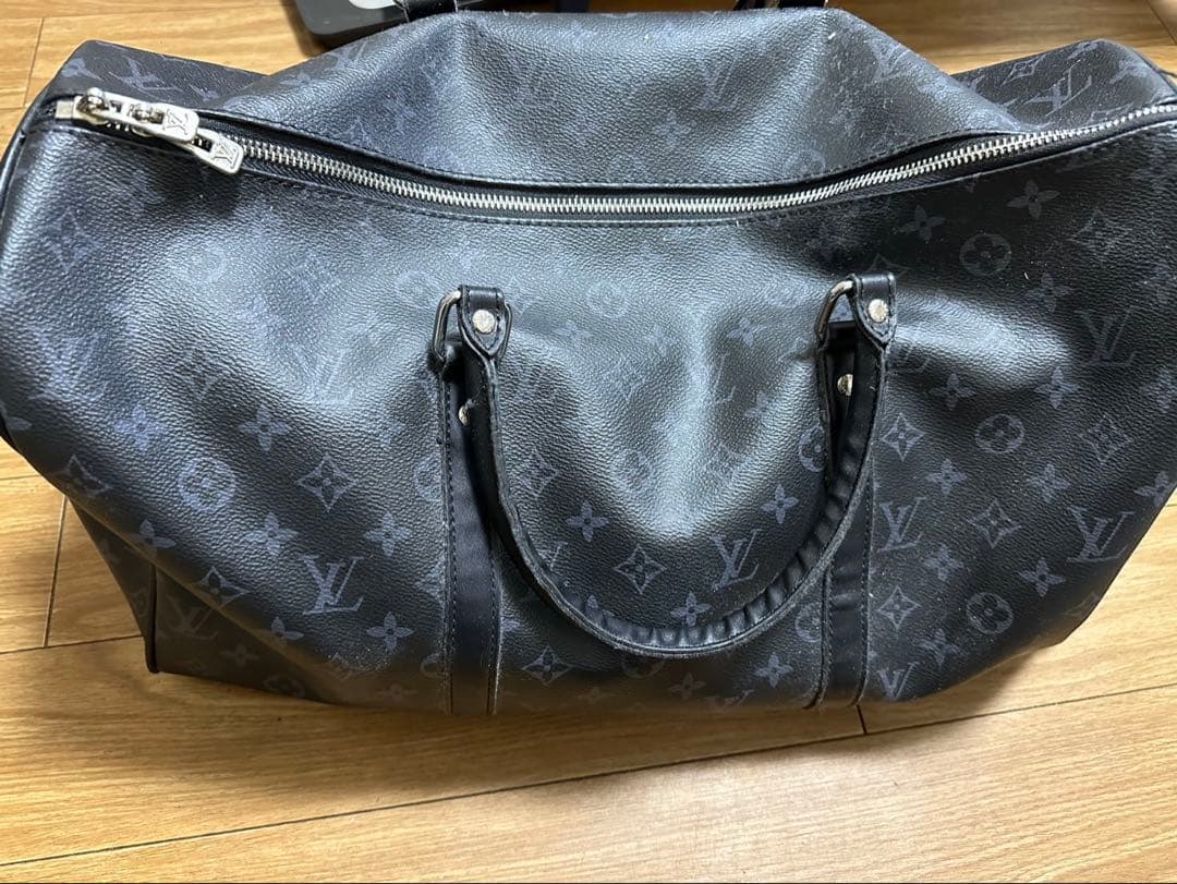 Louis Vuitton ブラック ボストンバッグ
