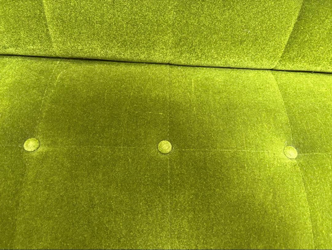 カリモク60 Kチェア　2シーター　モケットグリーン