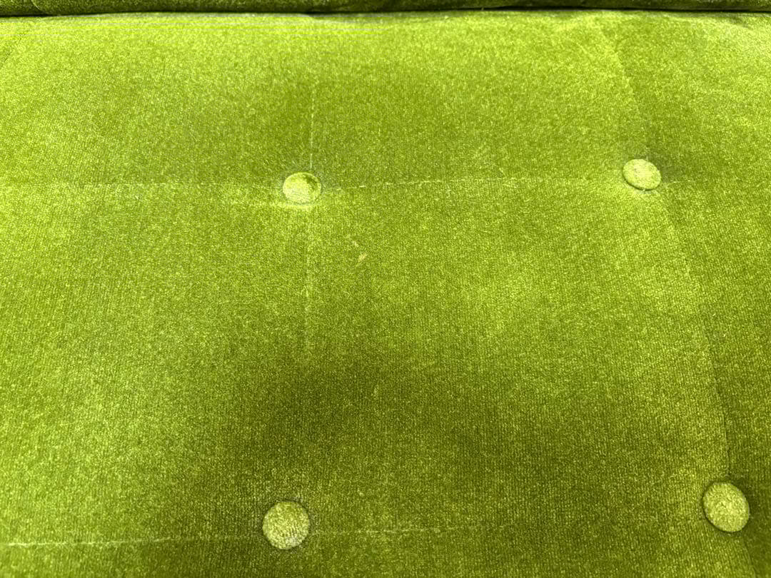 カリモク60 Kチェア　2シーター　モケットグリーン