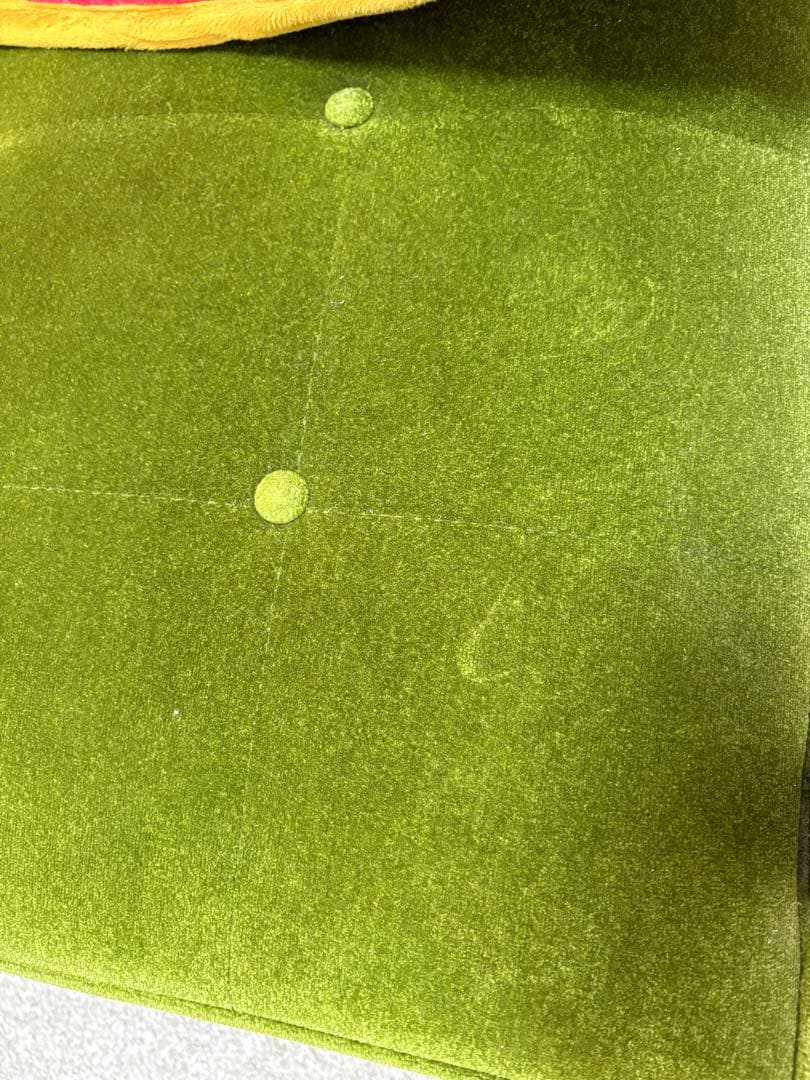 カリモク60 Kチェア　2シーター　モケットグリーン