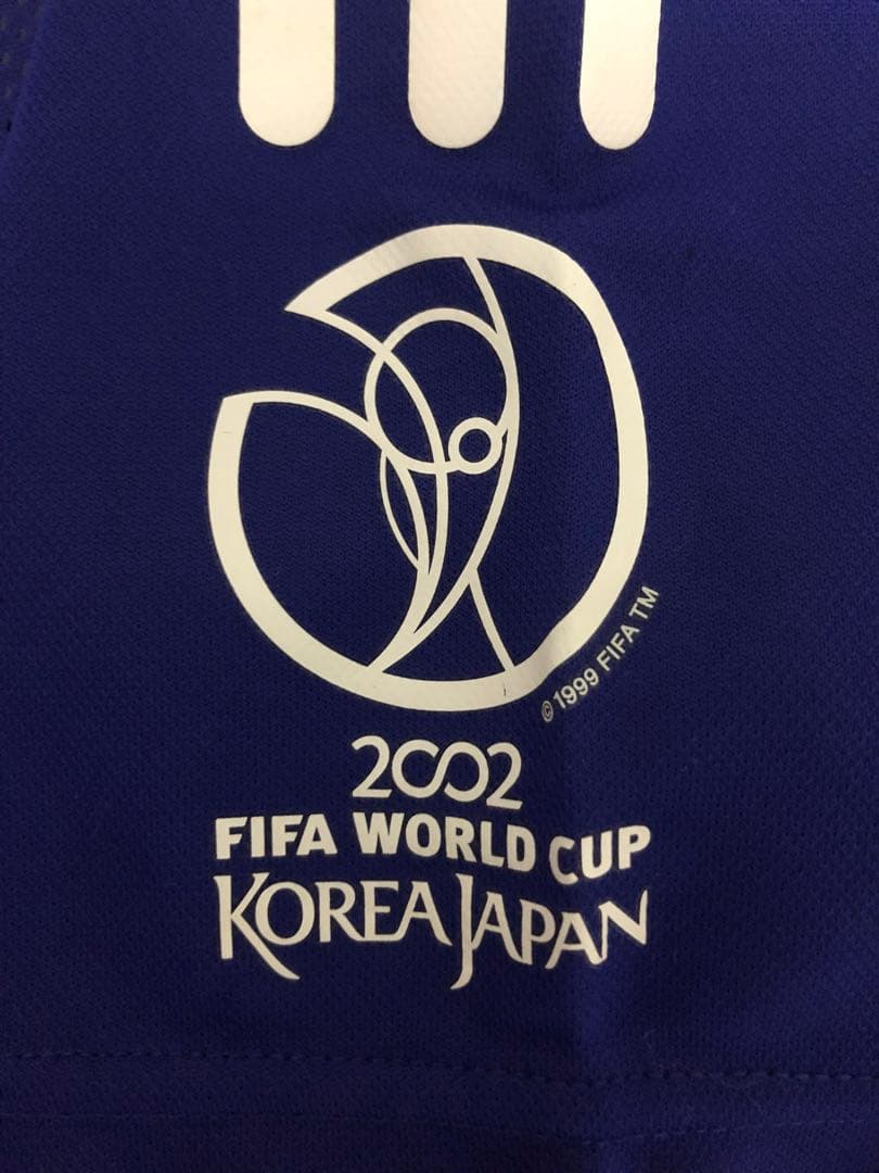 adidas サッカー日本代表ユニフォーム 日韓ワールドカップ 限定版サイン入り