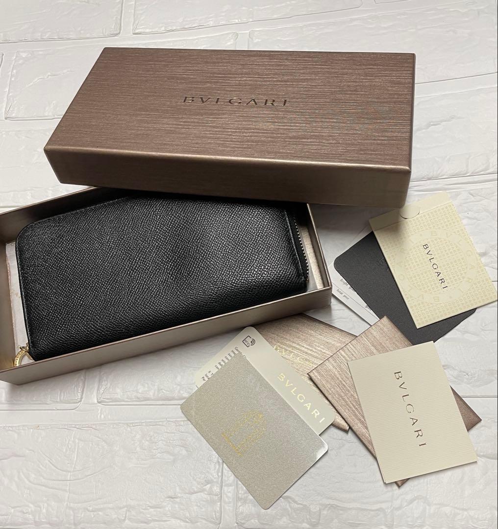 BVLGARIブルガリ　ラウンドファスナー　長財布　❤︎
