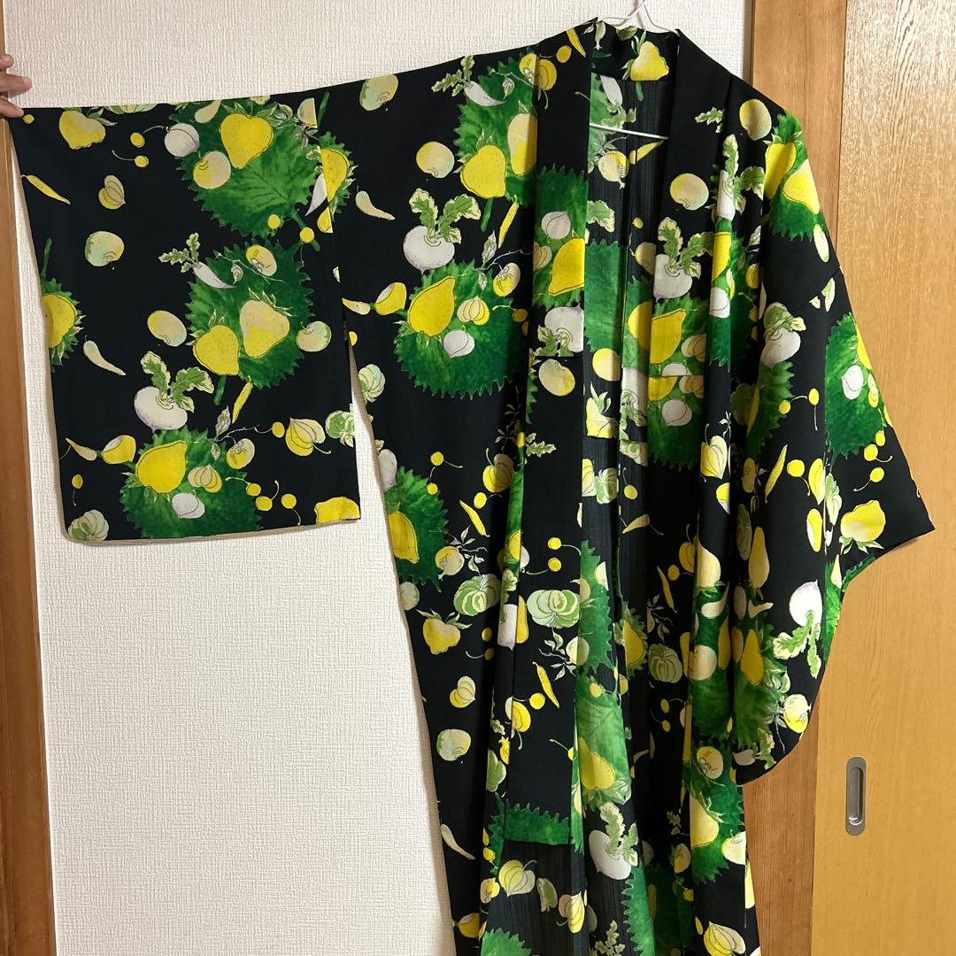 フルーツ野菜柄 浴衣