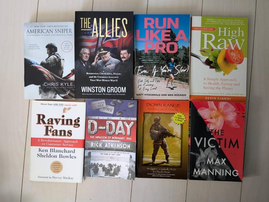 洋書140冊（戦争、小説、歴史）