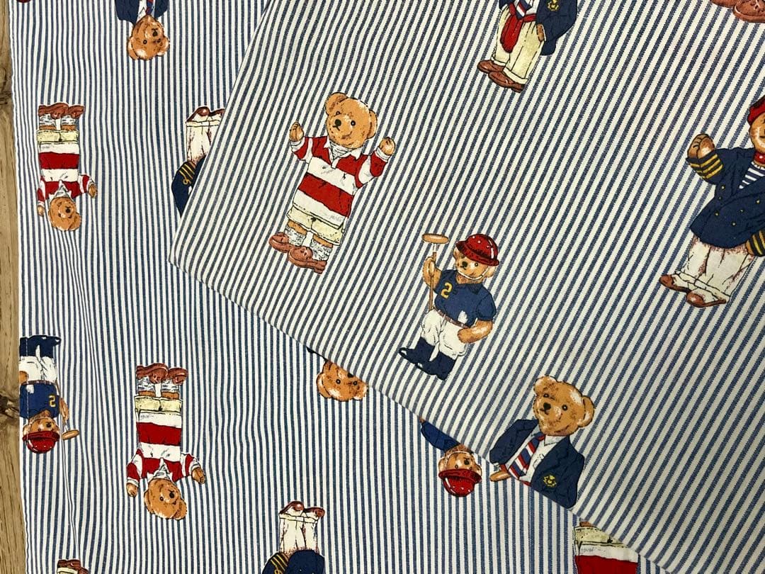 ✴︎Ralph Lauren✴︎ポロベア フラットシーツ ダブルサイズ