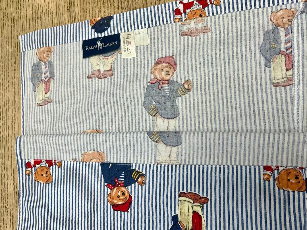 ✴︎Ralph Lauren✴︎ポロベア フラットシーツ ダブルサイズ