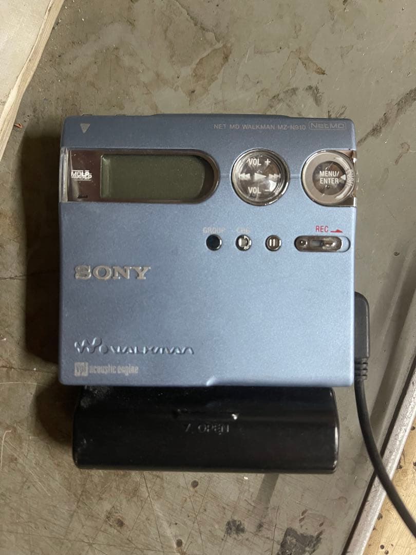 SONY MZ-N910 MD WALKMAN ソニー MDウォークマン ブルー