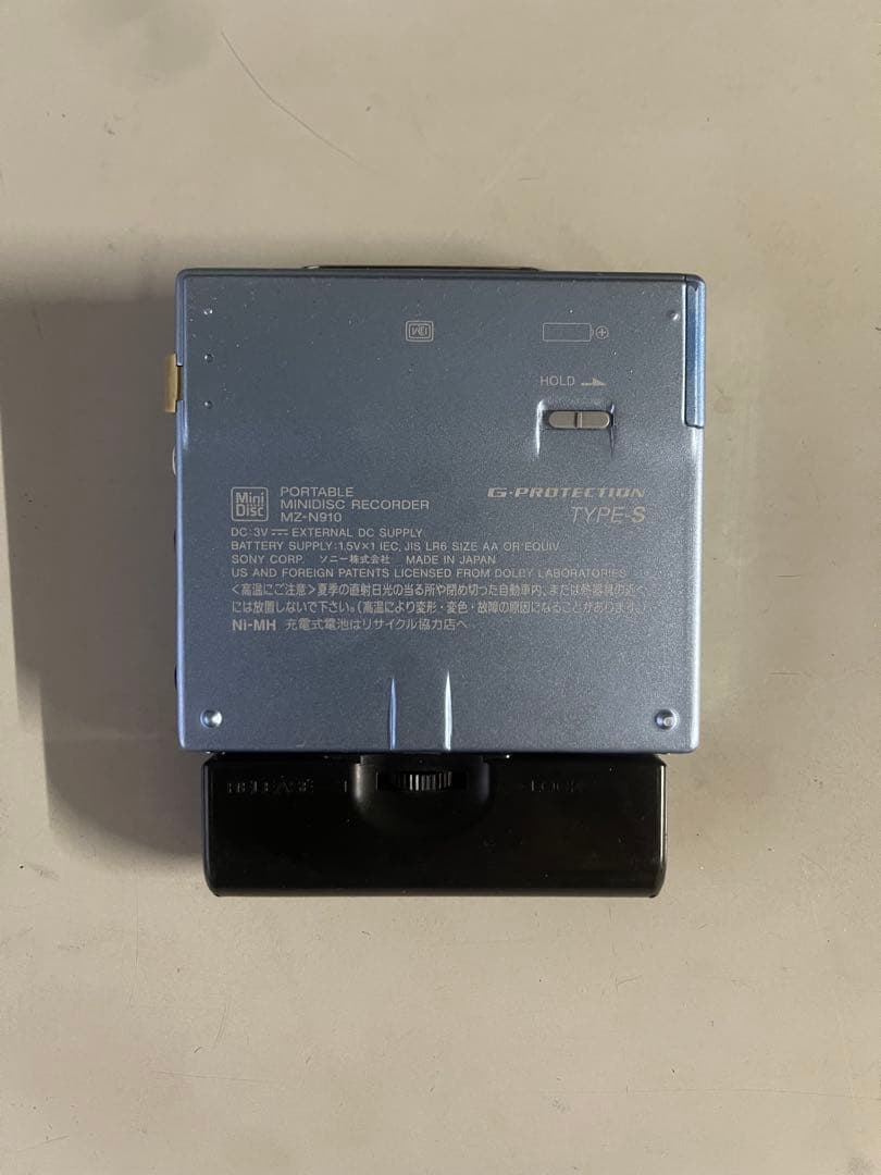 SONY MZ-N910 MD WALKMAN ソニー MDウォークマン ブルー