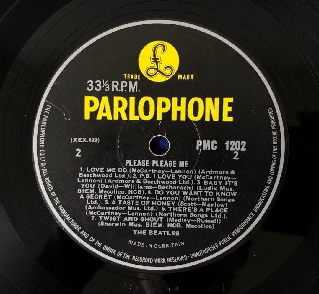 UKOrg 3rd ビートルズ Please Please Me Mono