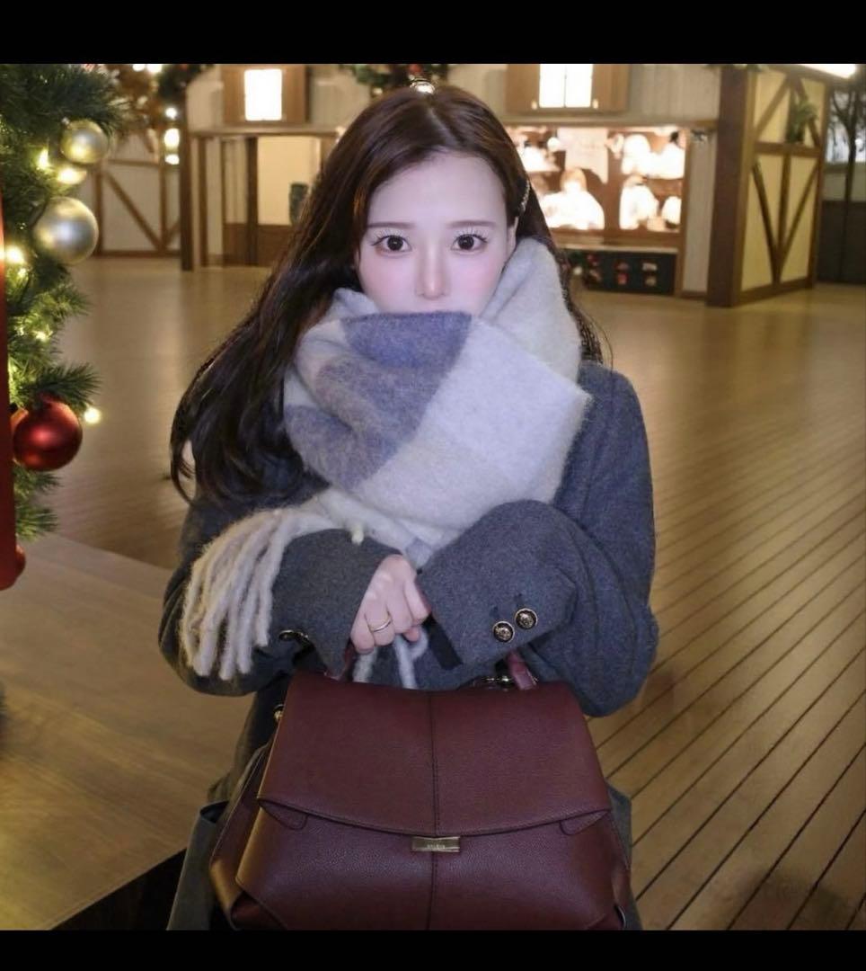 タグ付き新品★ZARAウールダブルブレストコート★XL★グレー色★完売商品