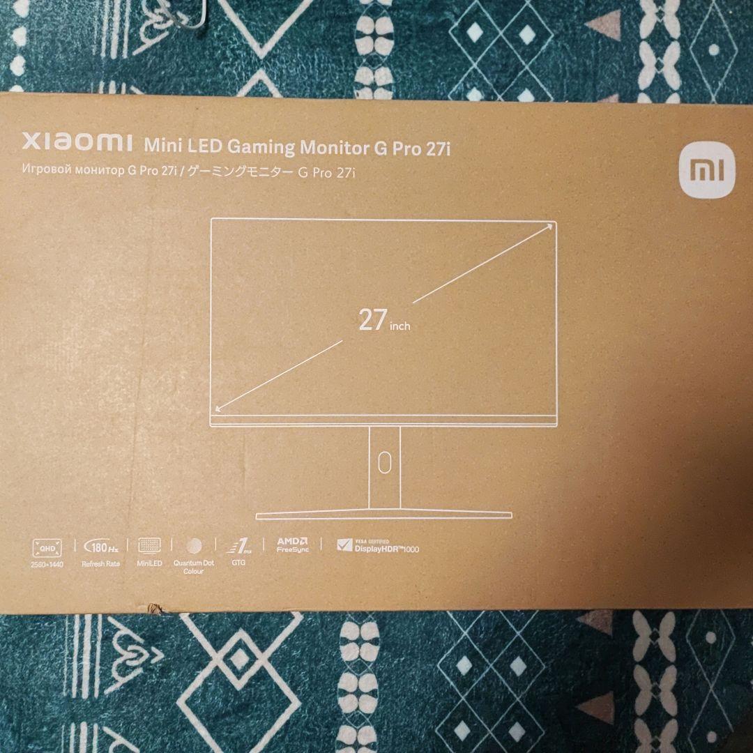 ディスプレイ・モニター本体 Xiaomi Mini LED Gaming Monitor G Pro 27i