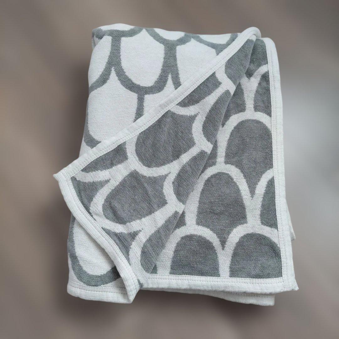 KLIPPAN オーガニックコットン ブランケット 140x180cm