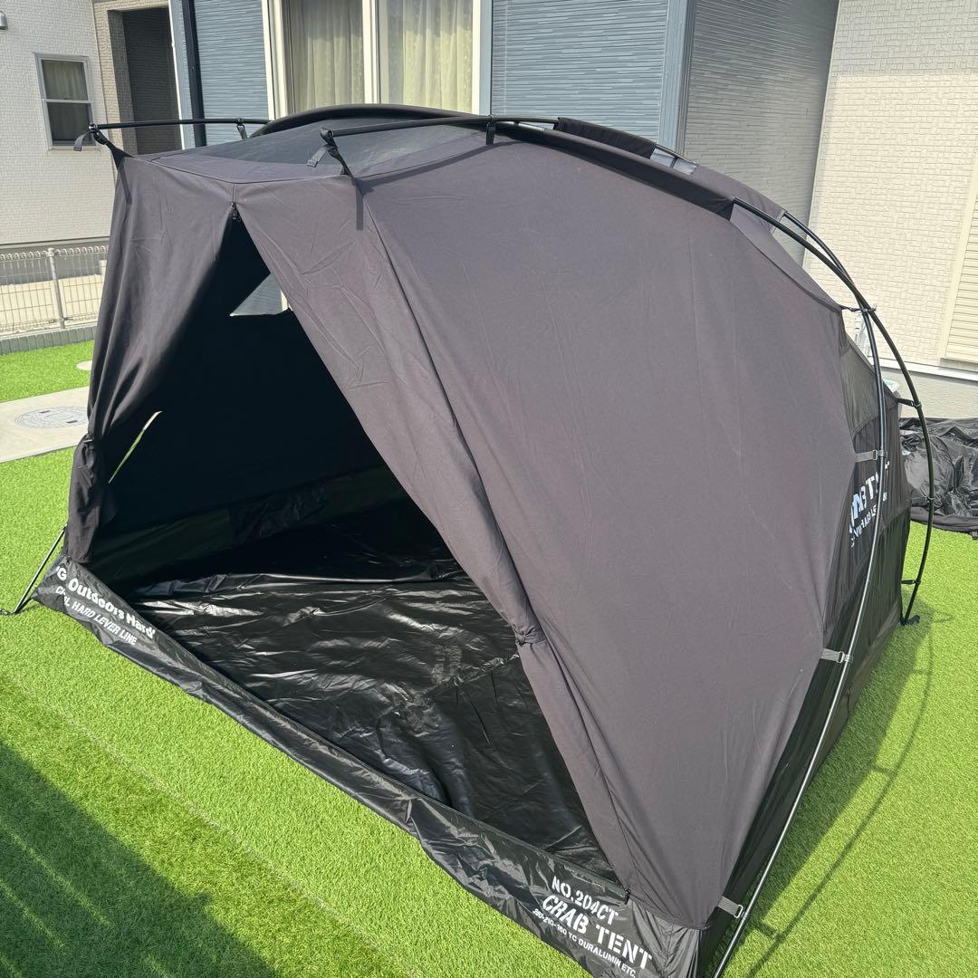 Camvil Crab 4P TCテント カニテント　ブラック TPU仕様