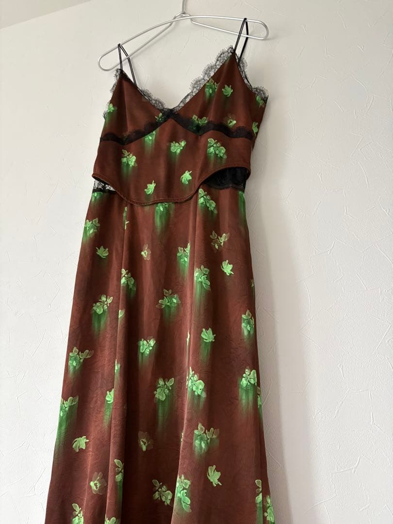 【正規品】AMERI CLARA SATIN CAMI DRESS