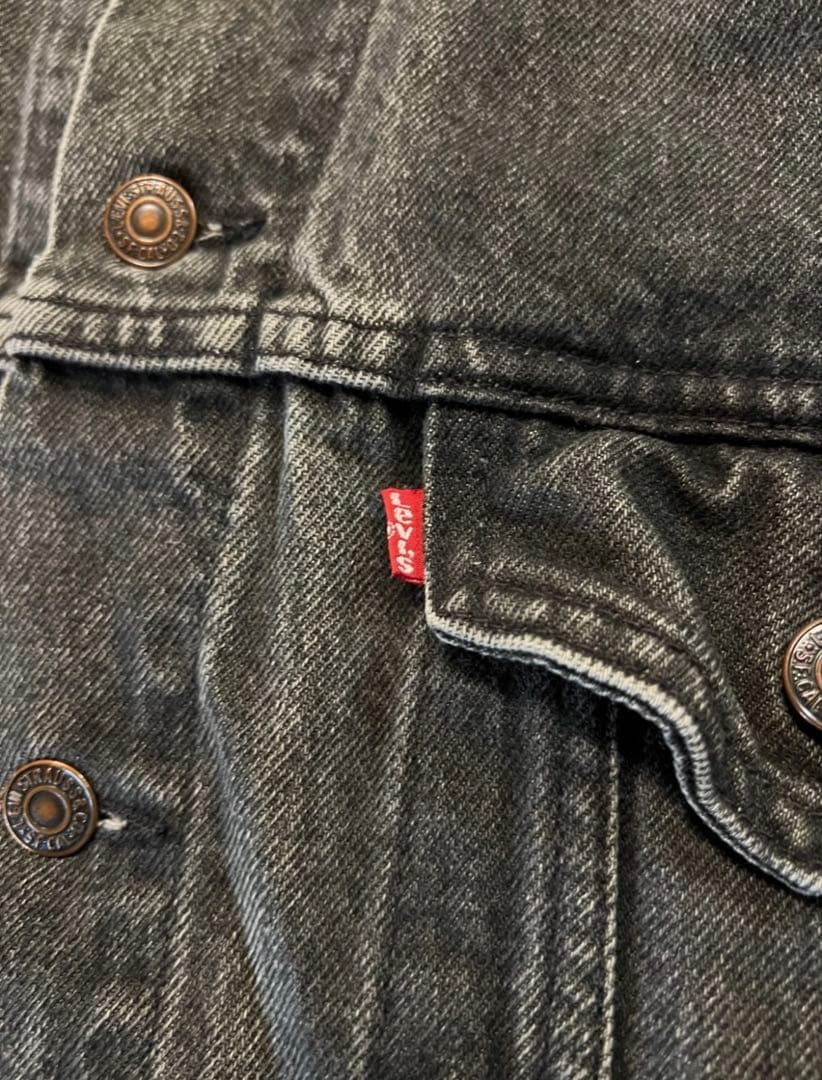Levi's ブラック デニムジャケット L 70507 4159 90s