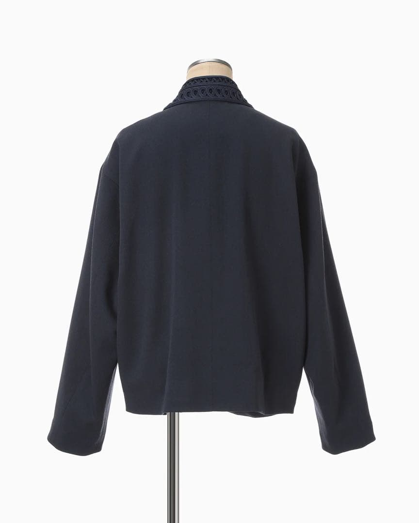 マメクロゴウチ　2025FW コード刺繍ジャケット　タグ付き