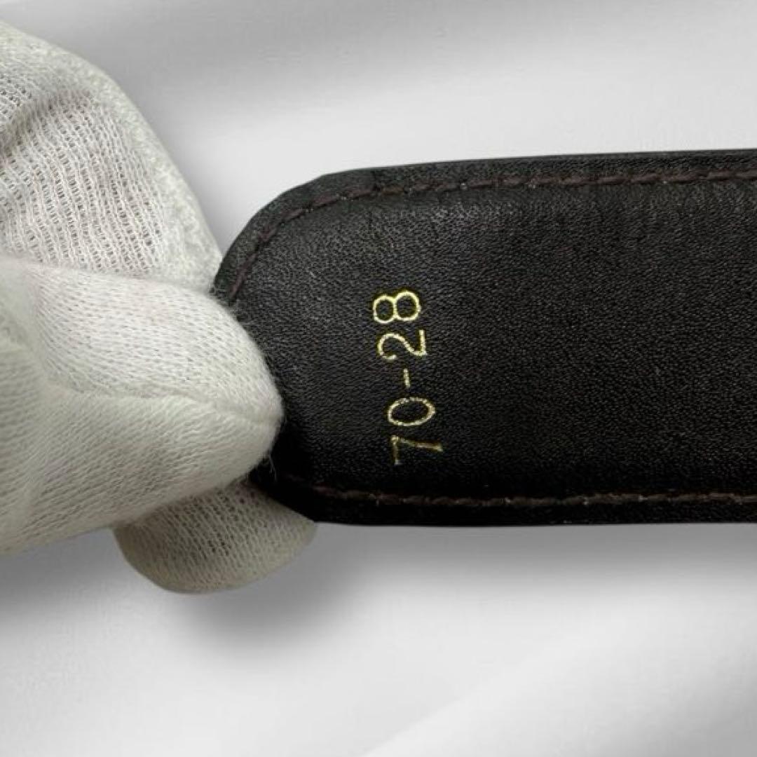 スリープ様 GUCCI オールドグッチ レザー Gバックル ベルト w3