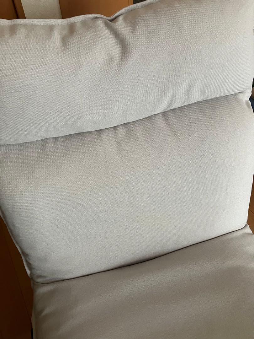 無印良品　ライトグレー モダンソファ オットマン付き