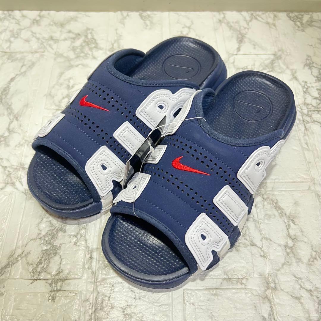 新品 未使用 ナイキエア モアアップテンポ ネイビー27cm