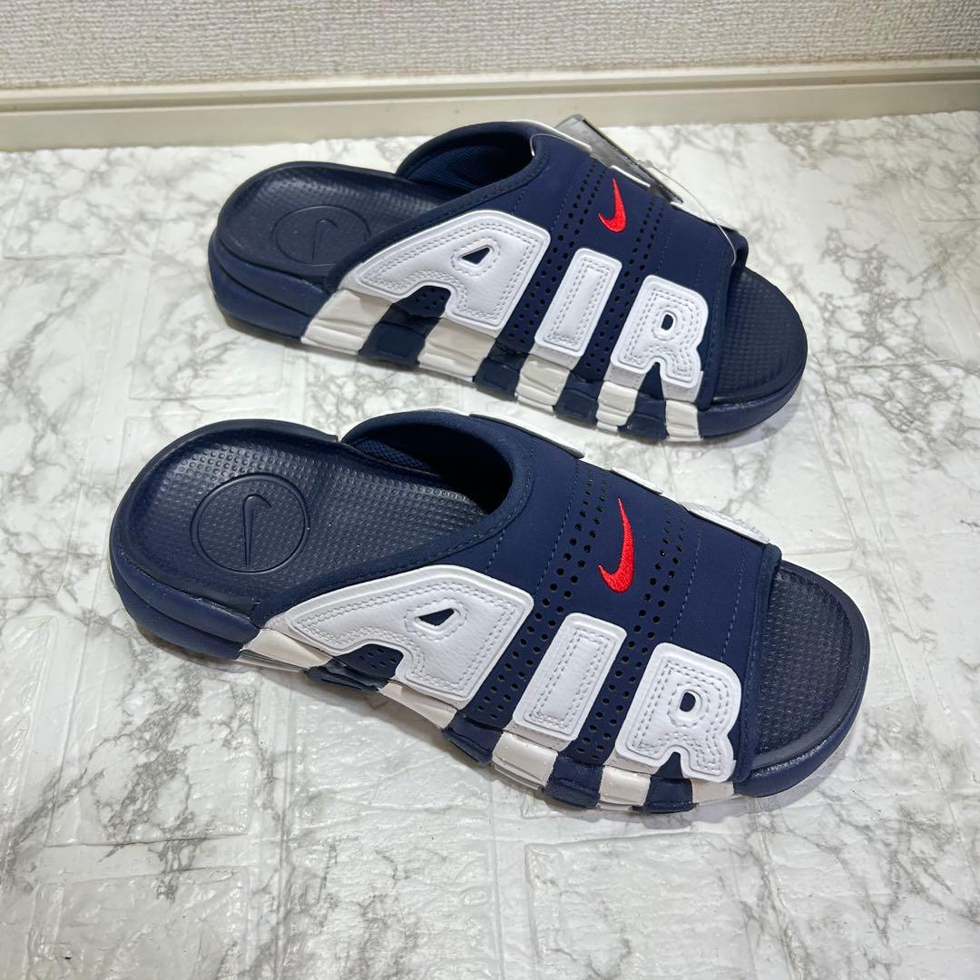 新品 未使用 ナイキエア モアアップテンポ ネイビー27cm