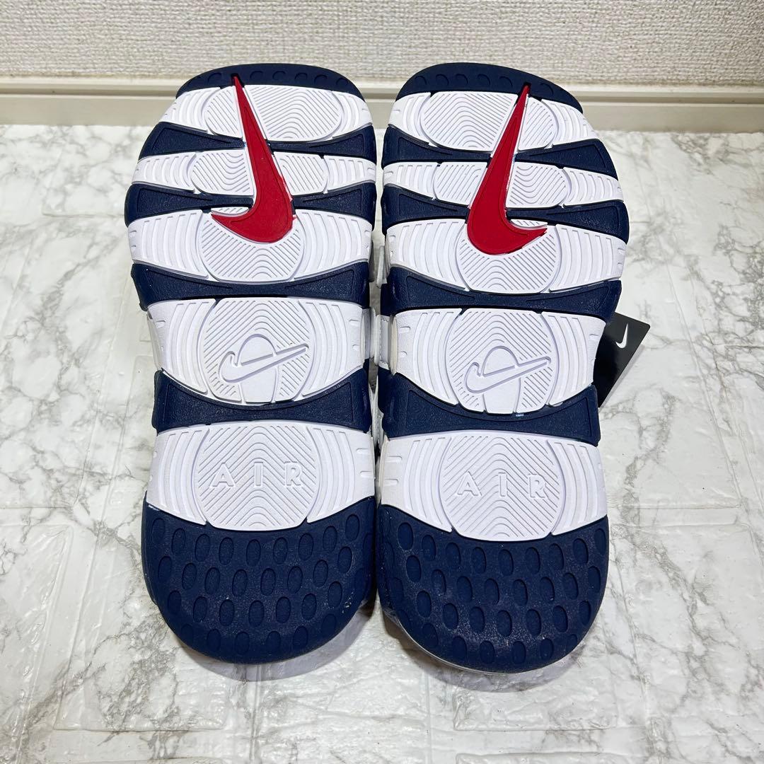 新品 未使用 ナイキエア モアアップテンポ ネイビー27cm