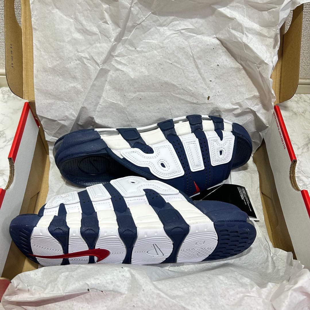 新品 未使用 ナイキエア モアアップテンポ ネイビー27cm