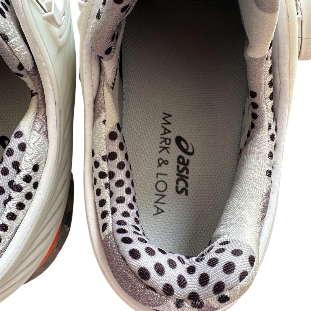 MARK & LONA ASICS コラボ ゴルフシューズ 白✖️シルバー26cm