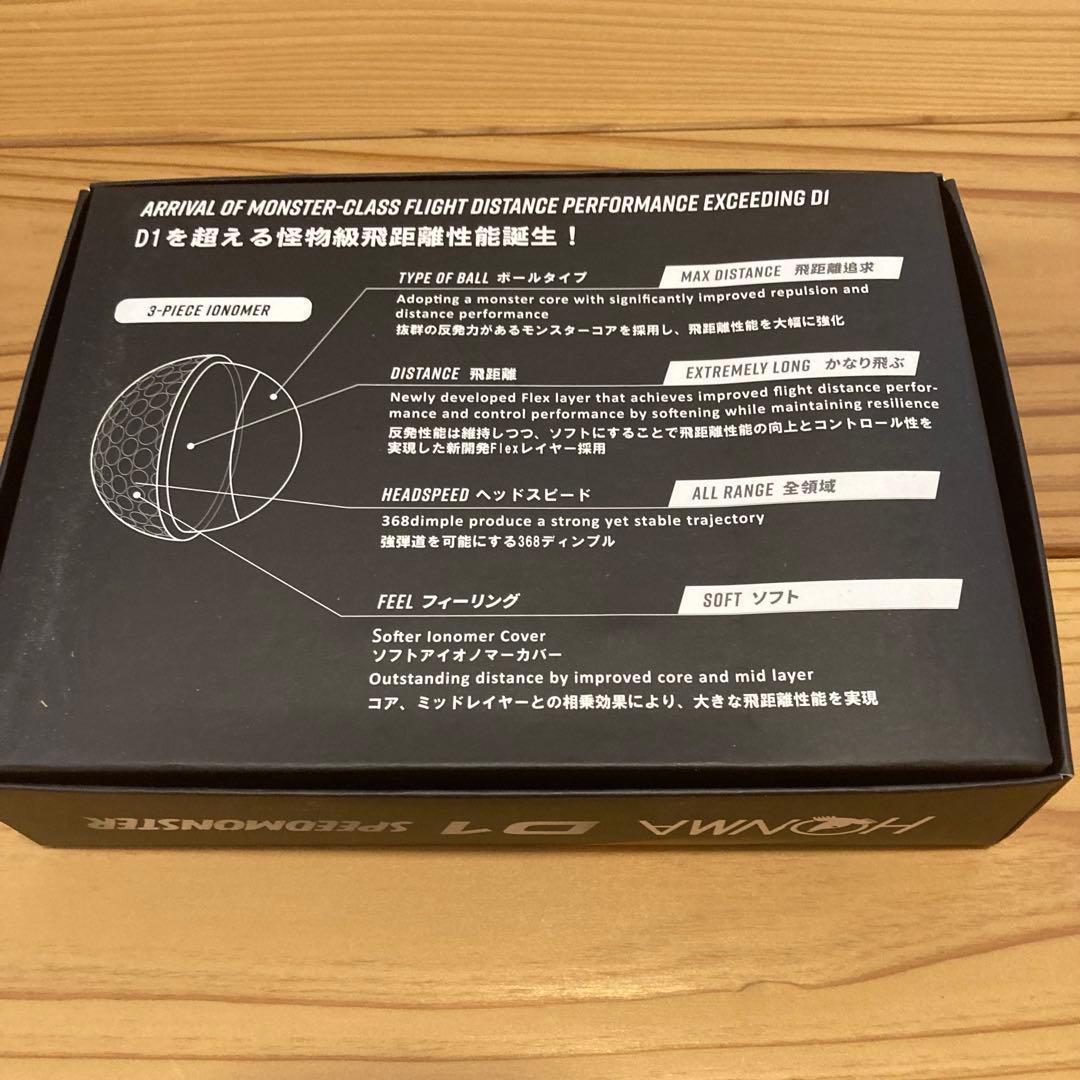 ホンマ　スピードモンスター　ホワイト　5ダース　ゴルフボール