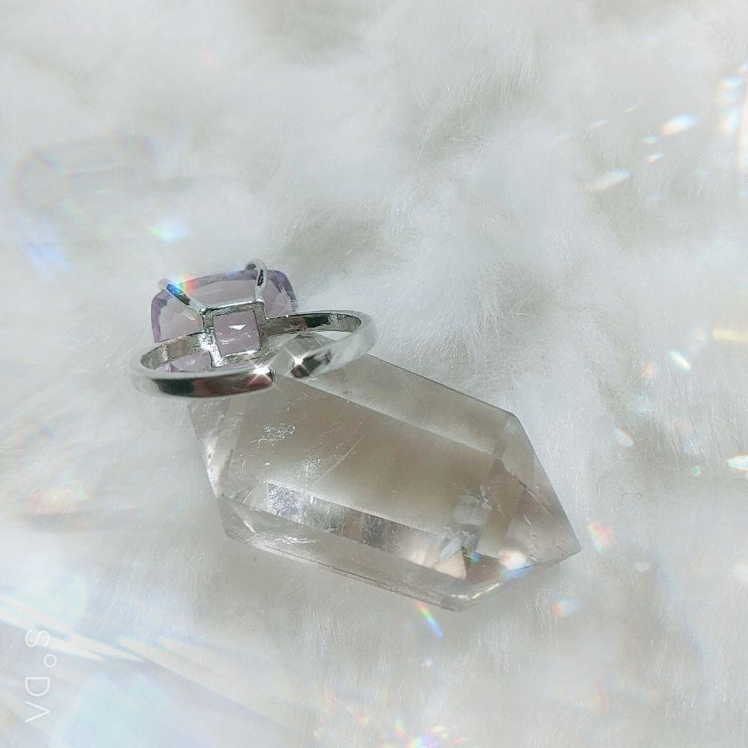 ♾✨️Reimi✨️♾/愛に出逢う石/スミレ色の宝石アメジスト/魔法の指輪