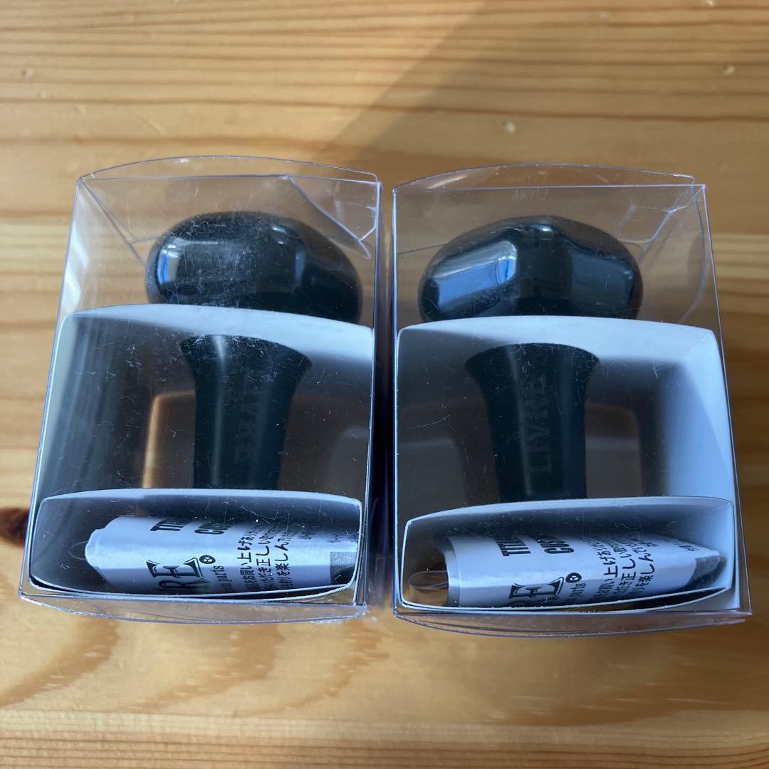 【4日迄】LIVRE カスタムノブPT35B ALL BLACK 単体2個セット