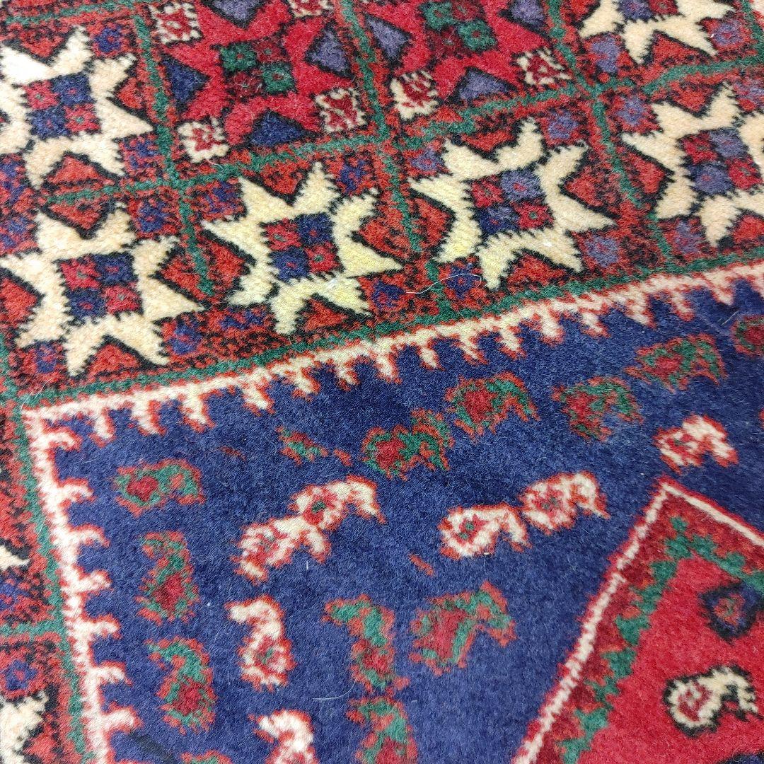 Summer sall ペルシャ絨毯 手織り 草木染　スィールジャーン産