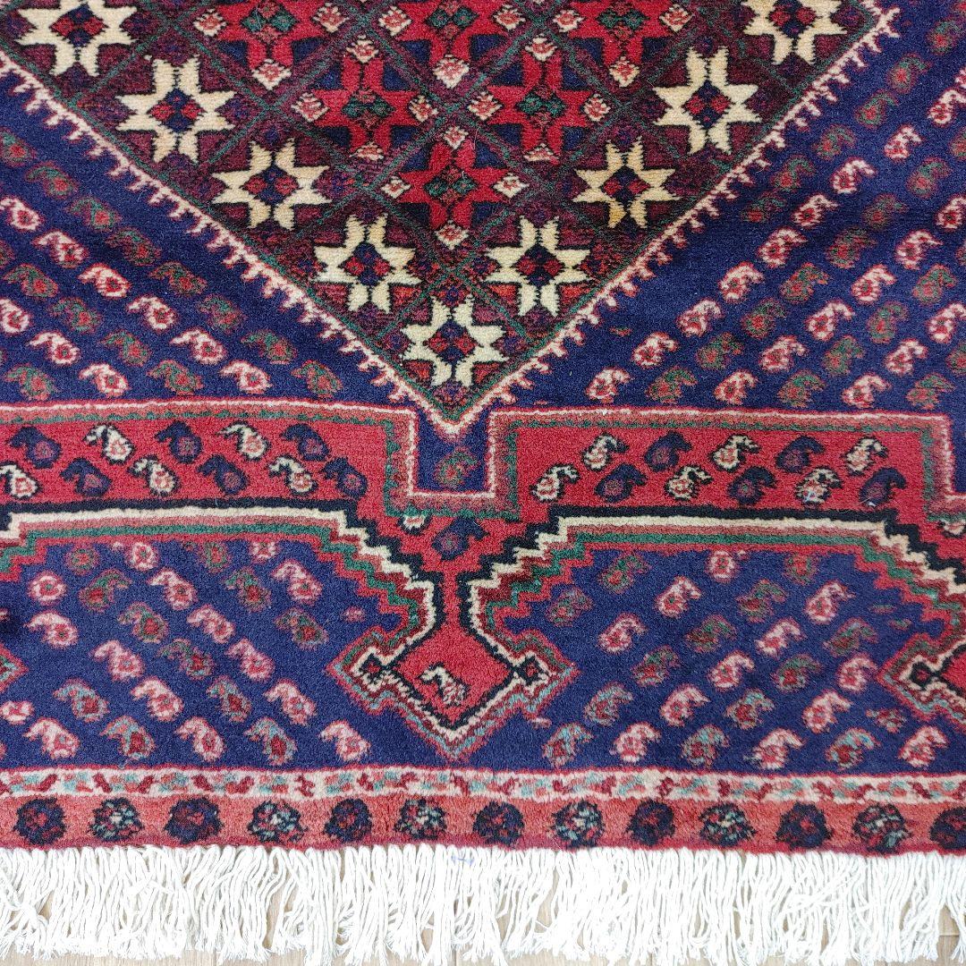 Summer sall ペルシャ絨毯 手織り 草木染　スィールジャーン産