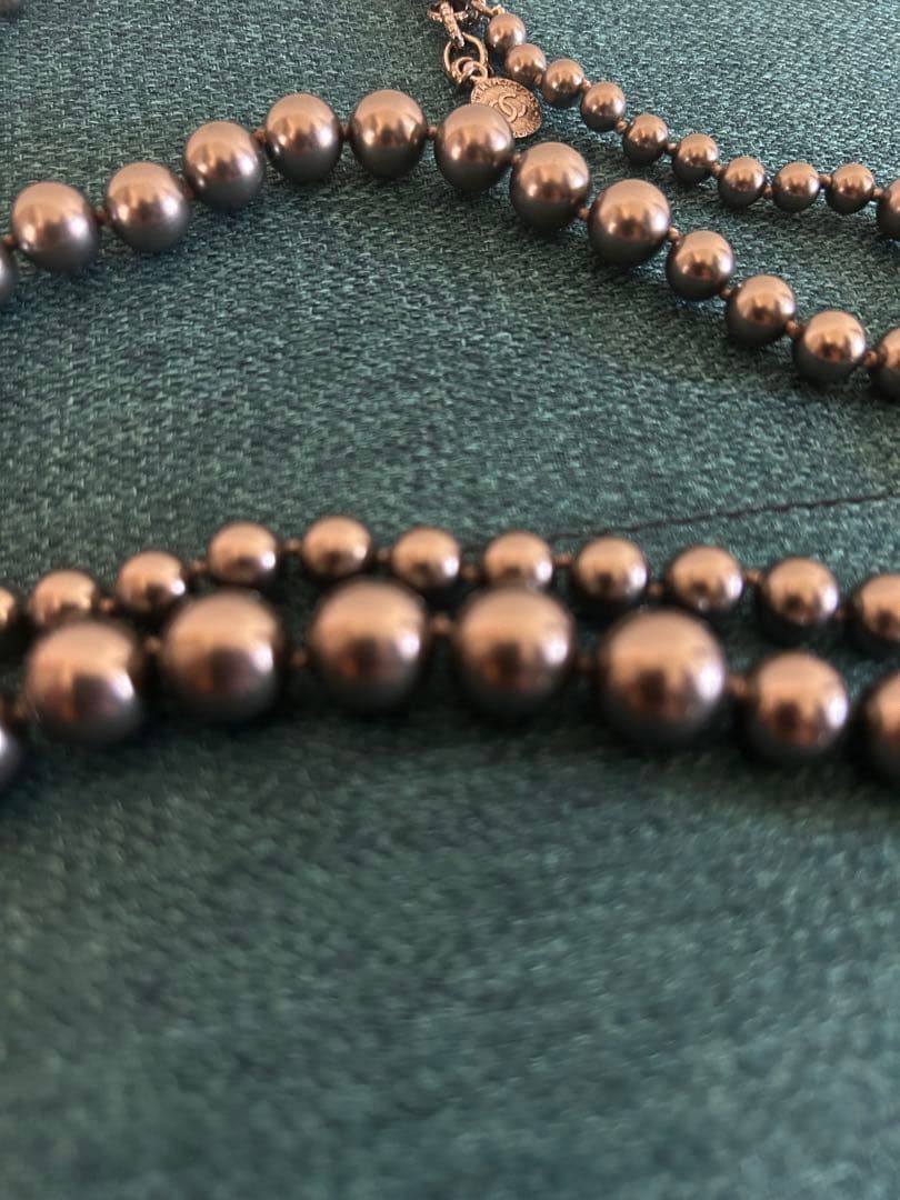 シャネル　ブラックパールネックレス