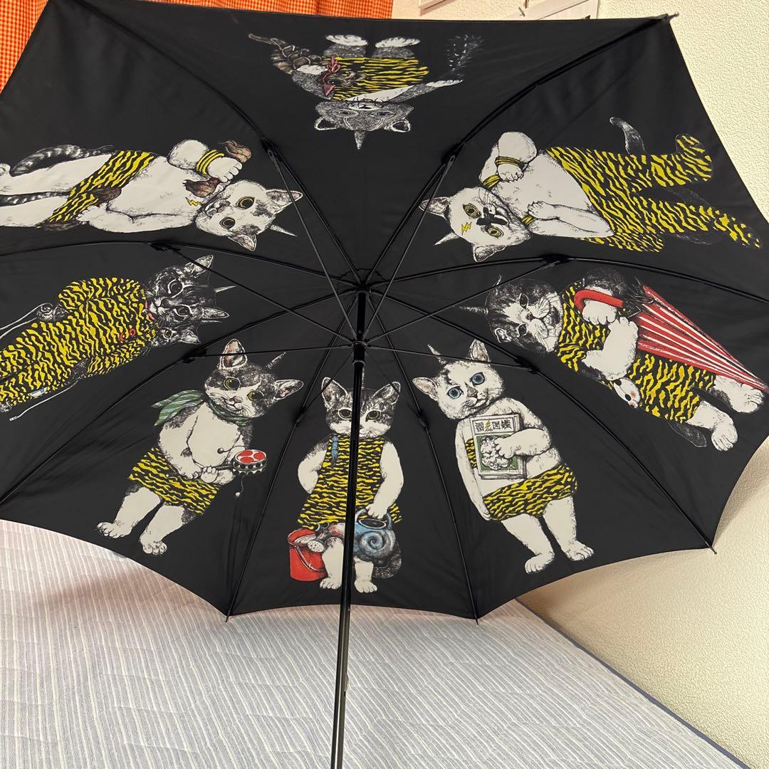 猫屋敷様　ヒグチユウコ　GUSTAVE かみなり様傘