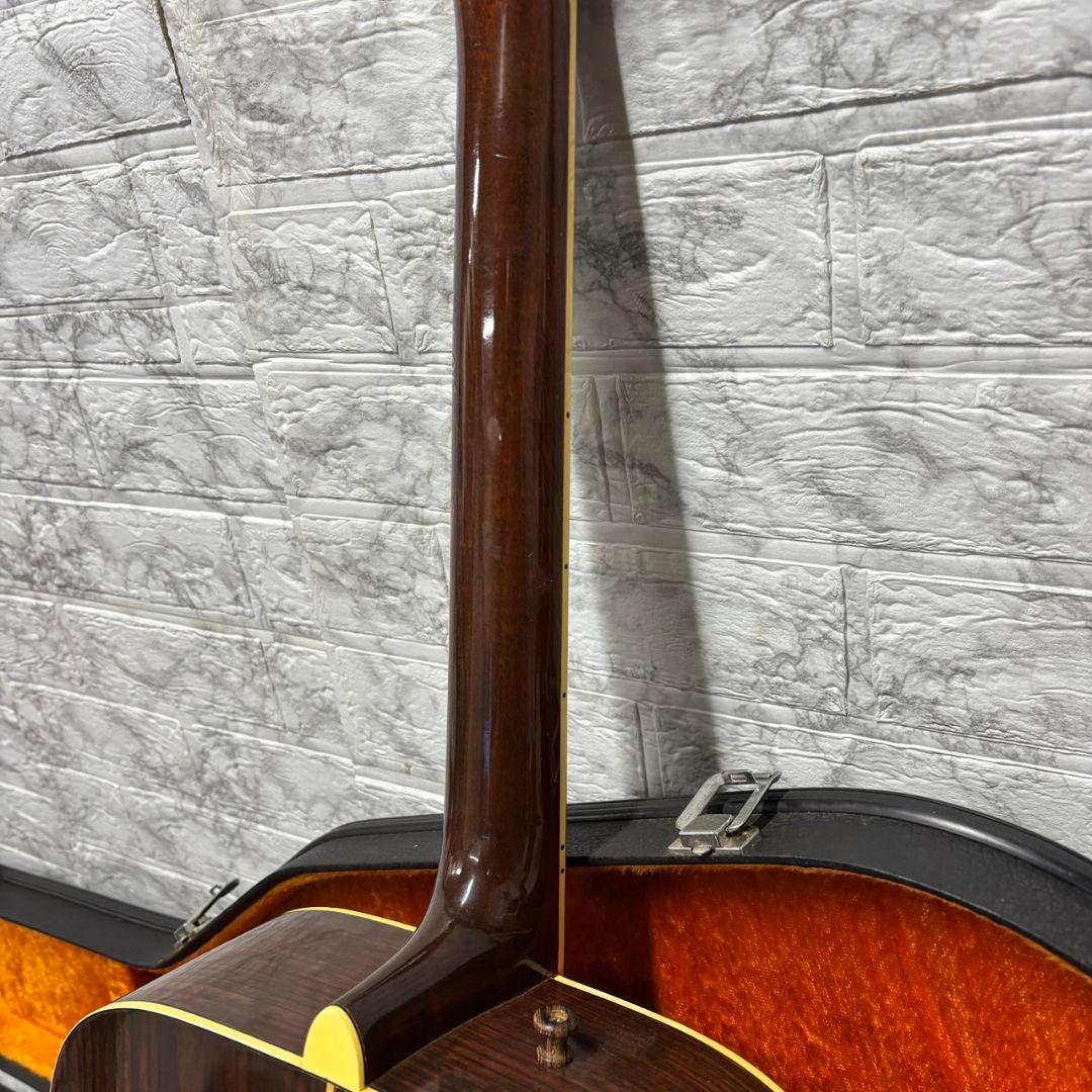 872　ヤマハ　1970年代　黒ラベル　アコースティックギター　ハードケース付き