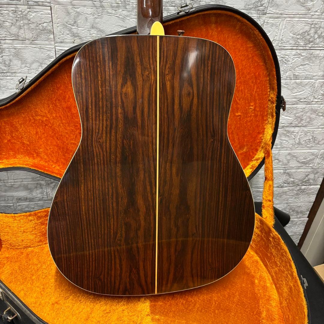 872　ヤマハ　1970年代　黒ラベル　アコースティックギター　ハードケース付き