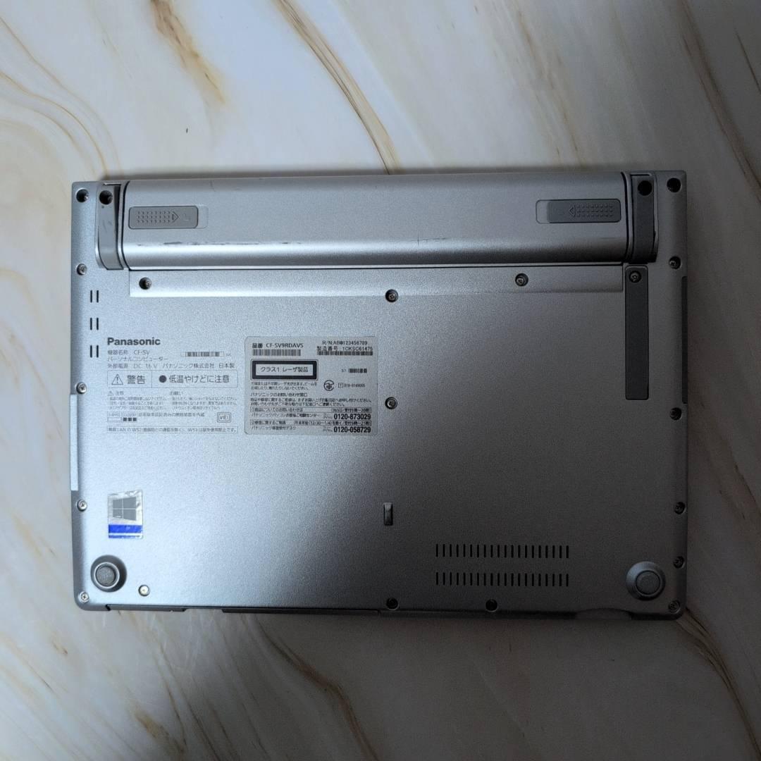 【DVD付き】Panasonic レッツノートSV9 i5 8GB SSD256