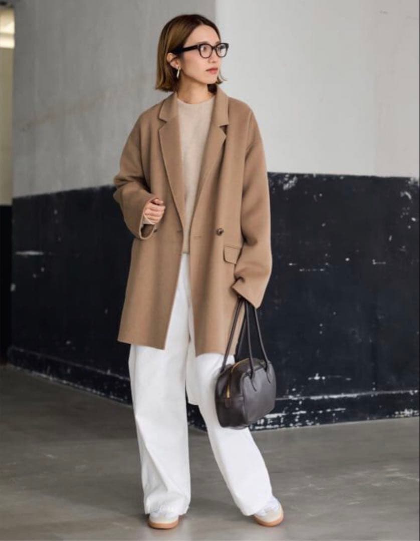 チロル【ほぼ未使用】ハミルトンリバーテーラードコート　ベージュ36