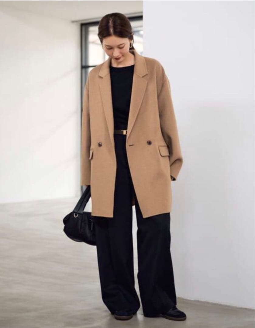 チロル【ほぼ未使用】ハミルトンリバーテーラードコート　ベージュ36