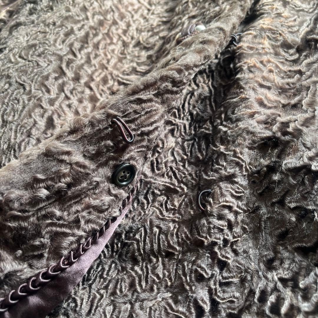 Rotiny ミンクファーコート 13号 XL 定価約15万 高級 ヴィンテージ