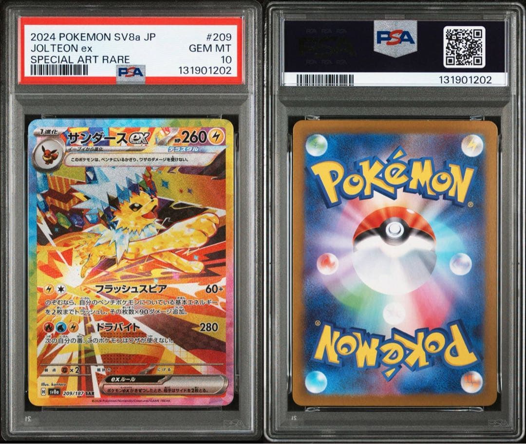 【PSA 10】サンダースex SAR テラスタルフェスex 209/187