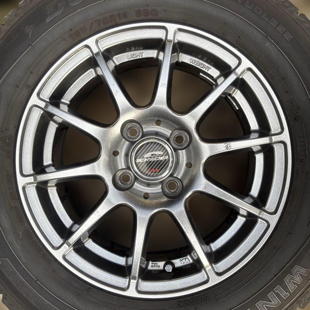 DUNLOP WINTER MAXX 14インチ タイヤ・ホイールセット