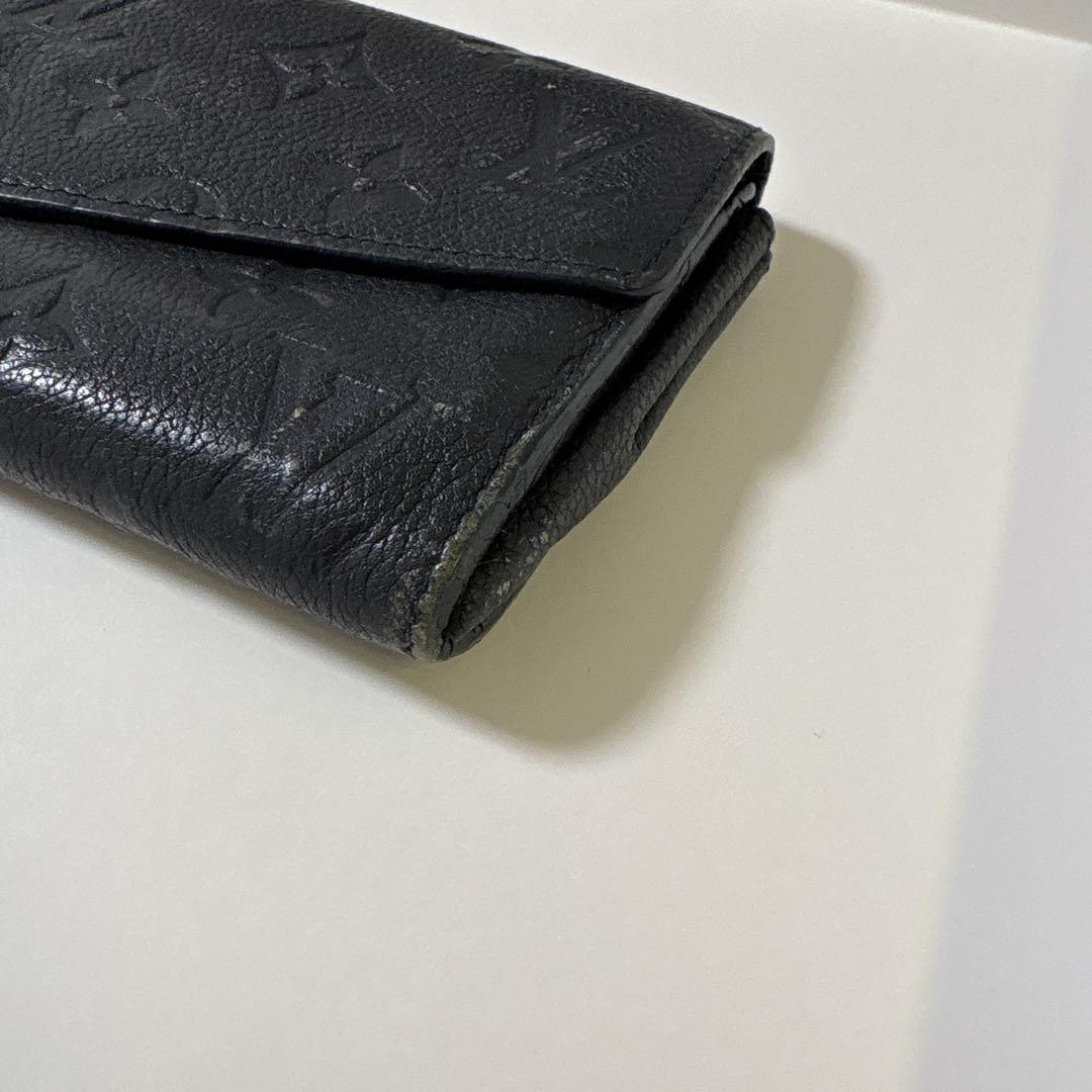 LOUIS VUITTON 長財布　小銭ケース　ブラック