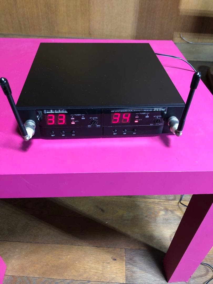 小野テック様用 audio-technica ATW-R75a マイクレシーバ―