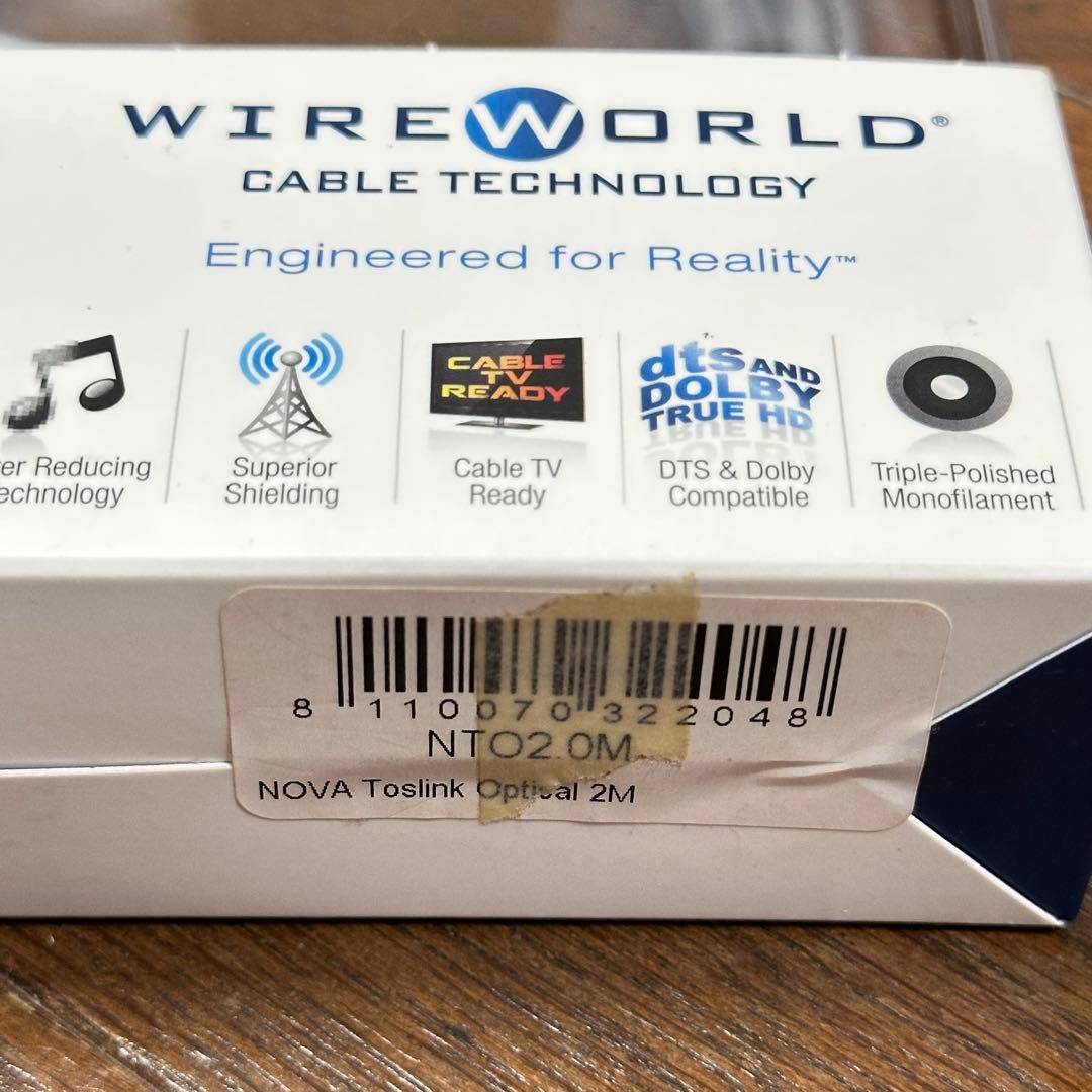 WireWorld Nova Toslink 光オーディオケーブル2.0m