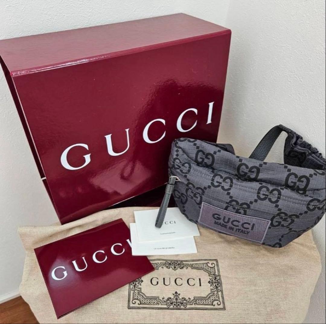 【未使用保管品】24ss GUCCI グッチ GG柄 ウェストポーチ