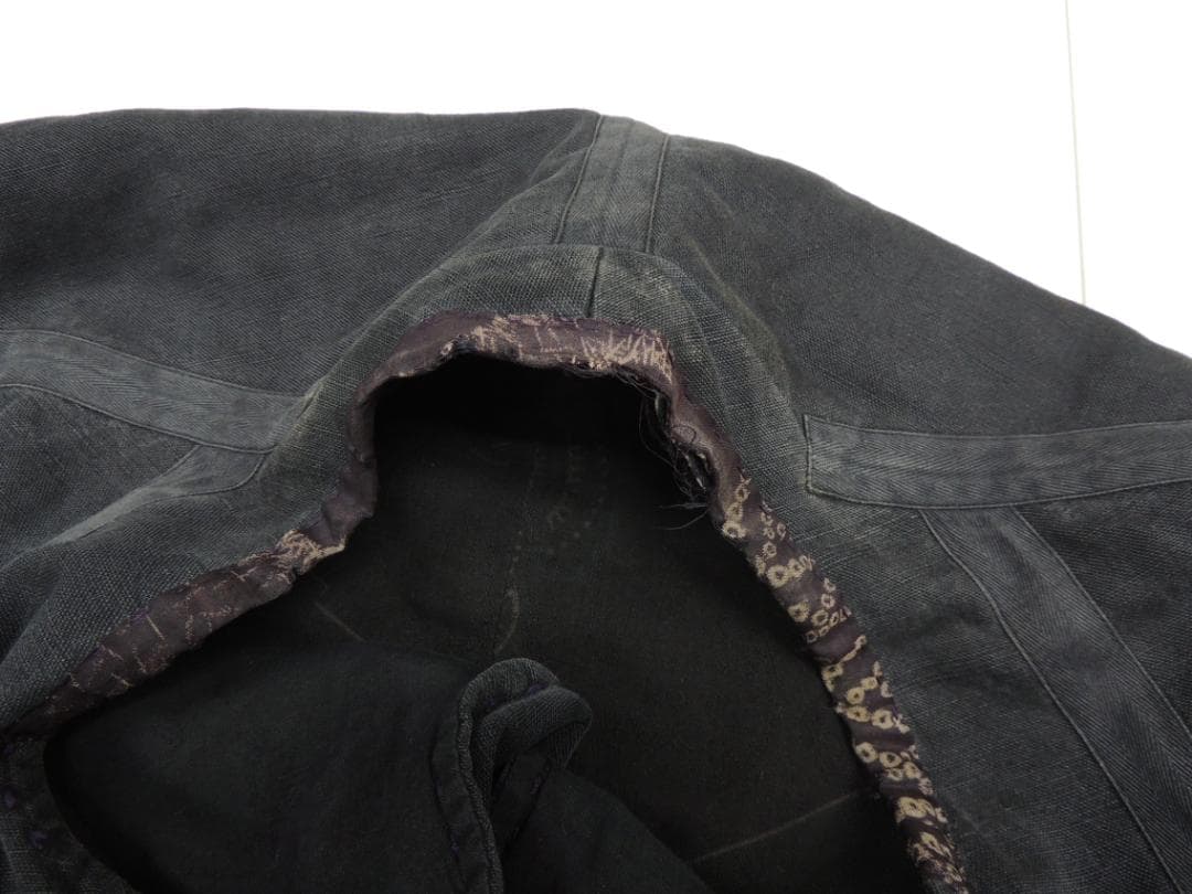 CASEY VIDALENC 製品染め ノーカラー ジャケット カバーオール36